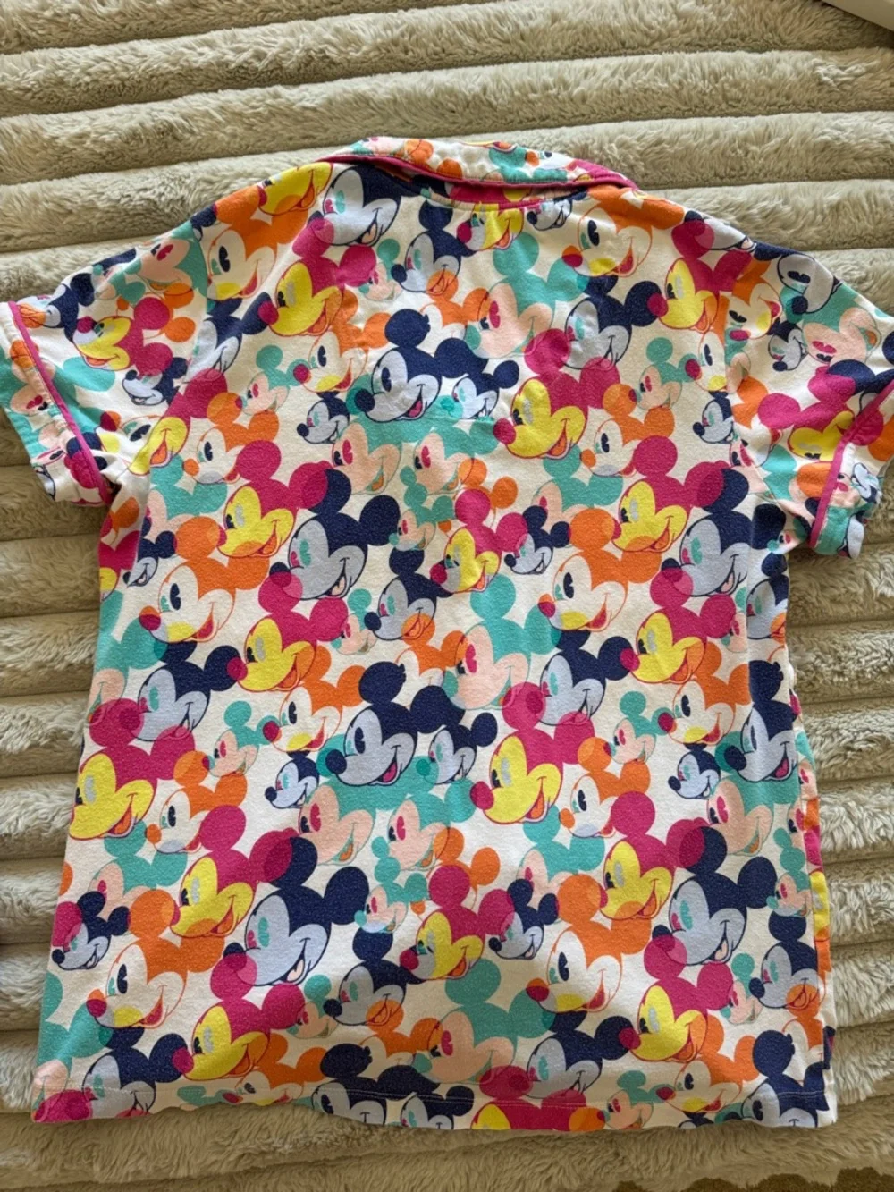 Disney Luxe Multicolor Mickey Print Pajama Set - Picture 6 of 6